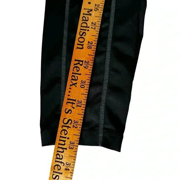 Runhit Boys Leggings Elastic Waist Medium Black Sports Football Baseball Soccer - Picture 7 of 13